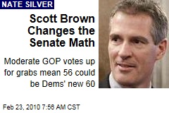 Scott Brown Changes the Senate Math