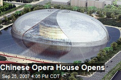Chinese Opera House Opens