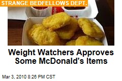 Weight Watchers Approves Some McDonald's Items