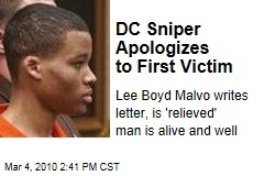 DC Sniper Apologizes to First Victim