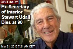 Ex-Secretary of Interior Stewart Udall Dies at 90