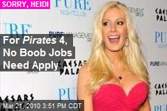 For Pirates 4, No Boob Jobs Need Apply