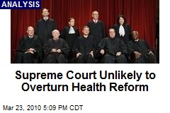 Supreme Court Unlikely to Overturn Health Reform