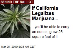If California Legalizes Marijuana...
