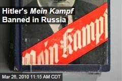 Hitler's Mein Kampf Banned in Russia