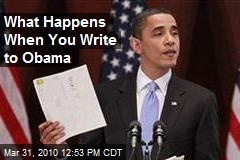 What Happens When You Write to Obama