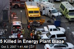 5 Killed in Energy Plant Blaze