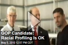 GOP Candidate: Racial Profiling Is OK