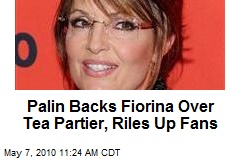 Sarah Palin Endorses Carly Fiorina for California Senate