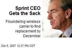 Sprint CEO Gets the Sack
