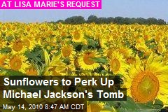 Sunflowers to Perk Up Michael Jackson's Tomb