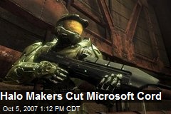 Halo Makers Cut Microsoft Cord