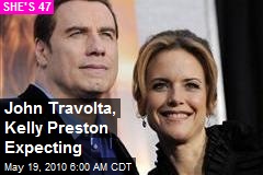 John Travolta, Kelly Preston Expecting