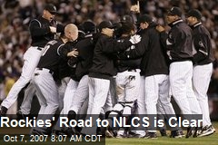 Rockies' Road to NLCS is Clear