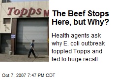 The Beef Stops Here, but Why?
