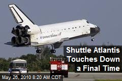 Shuttle Atlantis Touches Down a Final Time