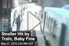 Stroller Hit by Train, Baby Fine