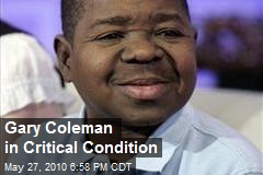 Gary Coleman in Critical Condition
