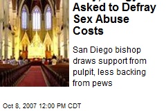 Laity, Clergy Asked to Defray Sex Abuse Costs