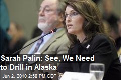 Palin: 'drill,baby,drill' in safe onshore places