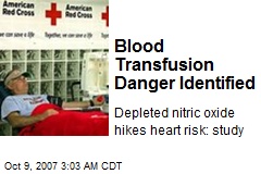 Blood Transfusion Danger Identified