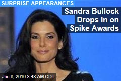 Sandra Bullock Drops In on Spike Awards