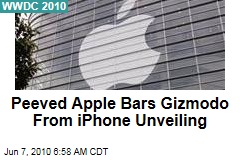 Peeved Apple Bars Gizmodo From iPhone Unveiling