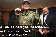 Colombian Farc hostages rescued