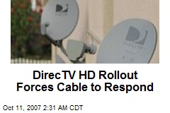 DirecTV HD Rollout Forces Cable to Respond