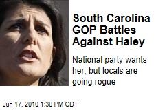 South Carolina GOP Battles Against Haley
