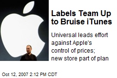 Labels Team Up to Bruise iTunes