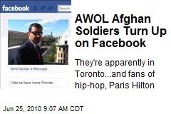 AWOL Afghan Soldiers Turn Up on Facebook