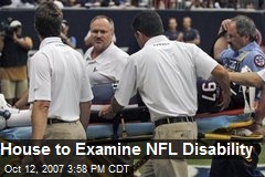 House to Examine NFL Disability