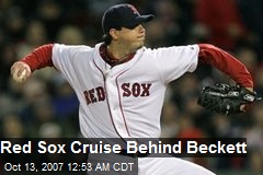 Red Sox Cruise Behind Beckett