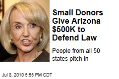Small Donors Give Arizona $500K to Defend Law