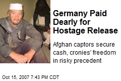 Germany Paid Dearly for Hostage Release