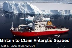 Britain to Claim Antarctic Seabed
