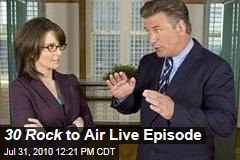 30 Rock to Air Live Episode