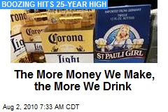 The More Money We Make, the More We Drink