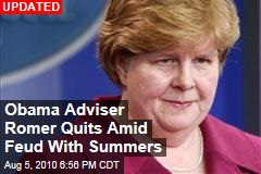 Obama Adviser Christina Romer Reportedly Quitting