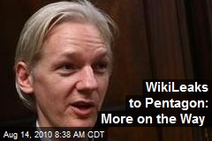 WikiLeaks to Pentagon: More on the Way