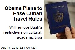 Obama Plans to Ease Cuban Travel Rules