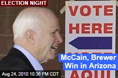 McCain, Brewer Win in Arizona
