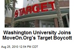 Washington University Joins MoveOn.Org's Target Boycott