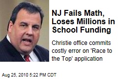NJ Fails Math, Loses Millions in School Funding