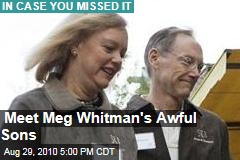 Meet Meg Whitman's Awful Sons