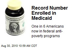 Record Number Enrolled in Medicaid