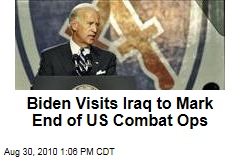 Biden Visits Iraq to Mark End of US Combat Ops