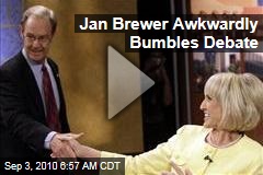 Jan Brewer Awkwardly Bumbles Debate