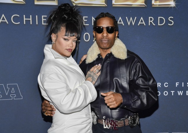 A$AP Rocky dives into Rihanna's arms as not guilty verdict is read at felony assault trial